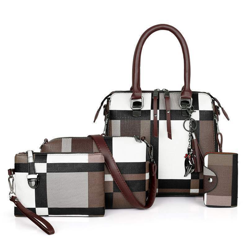 Luxury Handbags Plaid Women Bags Designer