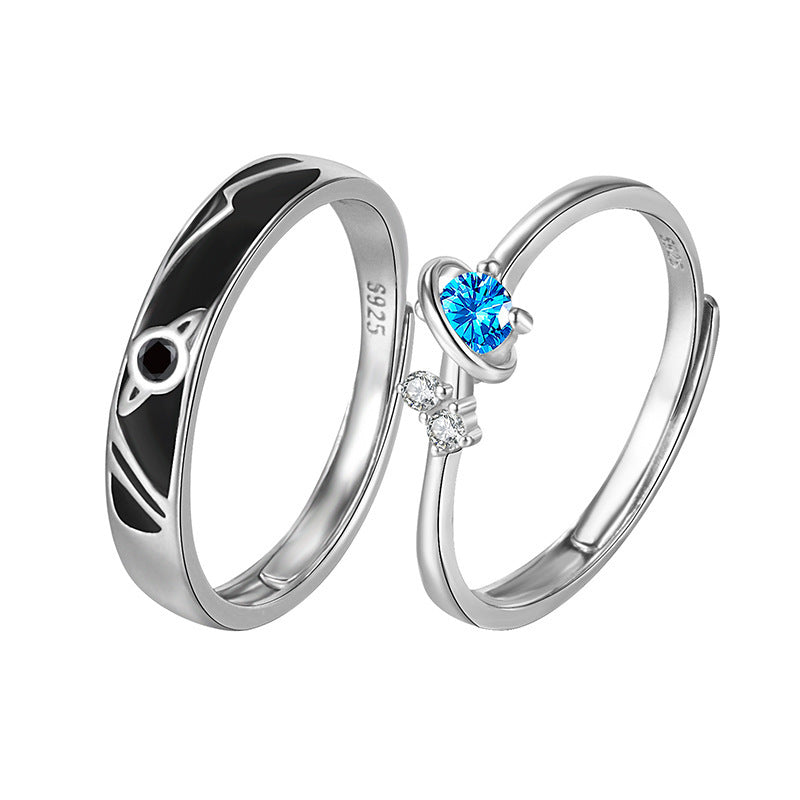 Dream Planet Couple Rings Fashion Personality Rings Men