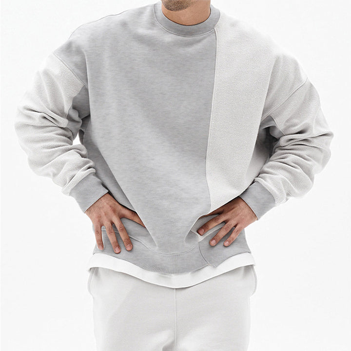 Pullover Round Neck Sweater Loose Men Clothes