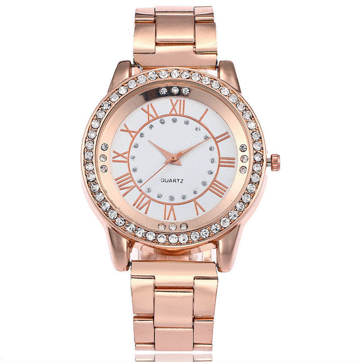 vansvar brand rose gold watch luxury women dress rhinestone quartz watch casual women stainless steel wristwatches female clock