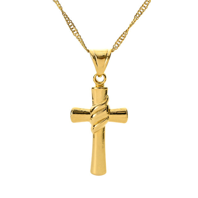 fashion cross chain necklace women neckwear