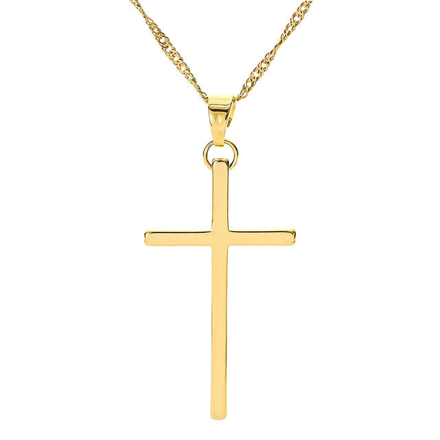 fashion cross chain necklace women neckwear