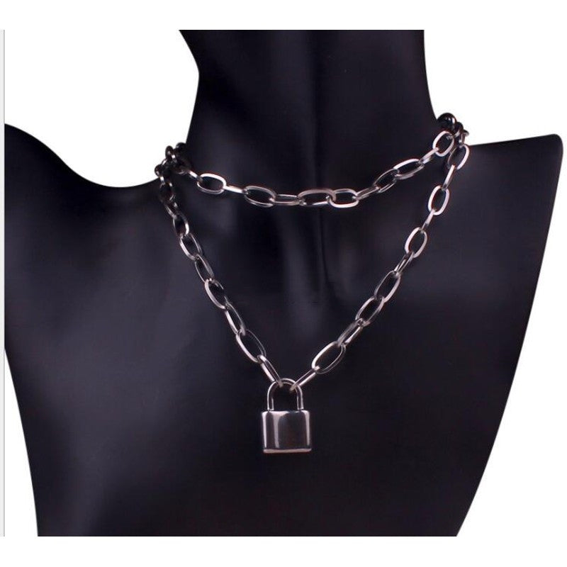 women fashion accessories chain padlock